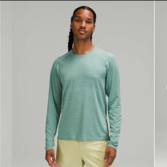 Lululemon Metal Vent Long Sleeve 2.0 - Tidewater Teal / Wild Mint Size Large - Picture 1 of 10